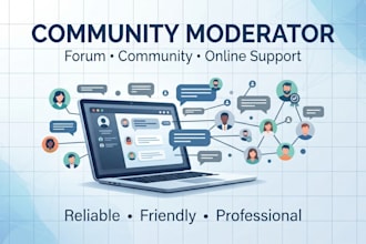 moderate your online community or forum