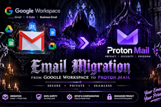 migrate googleworkspace gmail g suite  email to proton mail