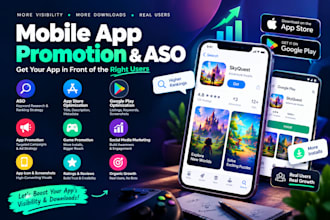 mobile app promotion ios app install android app marketing game promotion