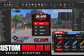 create professional roblox gui UI with scripting