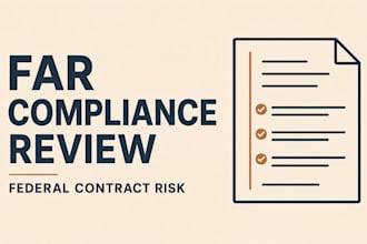 conduct a far compliance review of your contract