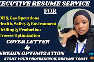 craft an ats optimized oil and gas resume for energy pro