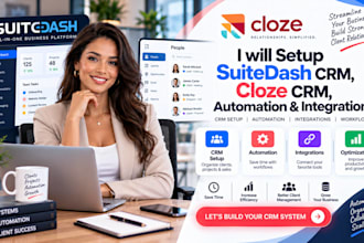 setup suitedash crm, cloze automation expert, cloze crm, suitedash automation
