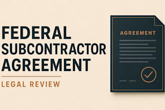 review your federal subcontractor agreement