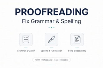 proofread and correct your english document professionally