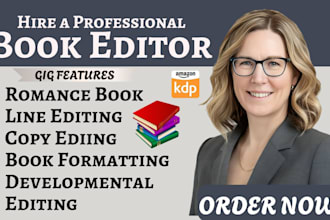 developmental edit and line edit your contemporary, dark, steamy romance novel