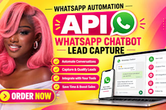 whatsapp automation API whatsapp chatbot lead capture whatsapp API with n8n