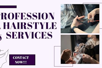 provide professional hairdressing, styling and braiding services