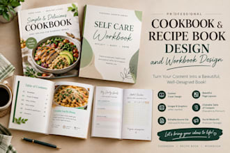 design cookbook recipe ebook  design and workbook design