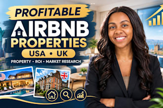 find profitable airbnb rental arbitrage properties in US and UK
