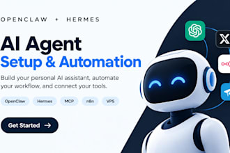 setup openclaw hermes ai agent jarvis automation, mcp, n8n, vps