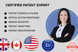 conduct a professional patent search for your invention or product