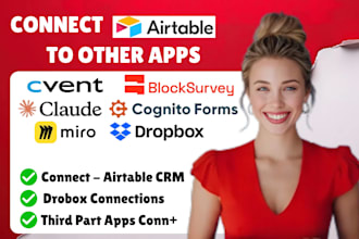 connect airtable acuity asana blocksurvey claude cognito forms cvent dropbox sap