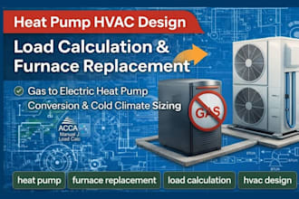 heat pump hvac design manual j load calculation and furnace replacement sizing