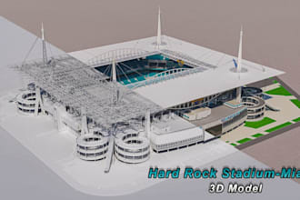 design modern 3d stadiums and sports complexes with realistic renders