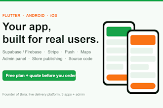 develop your flutter mobile app with supabase or firebase