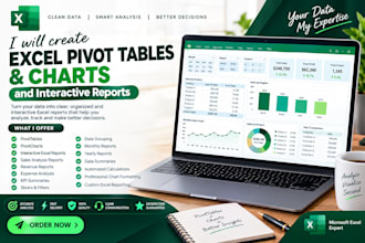 create a excel pivot table interactive excel chart report excel dashboard