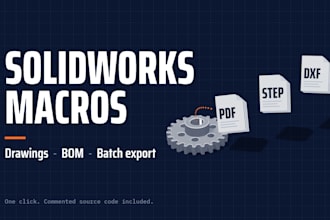 design your mechanism or machine part in solidworks and check it by fea