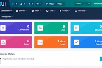 setup panel xtreamui  xuiserver epg configuration  setup admin panel
