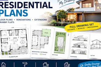 draw 2d floor plan renovation extension plans