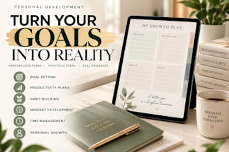 create a personalized personal development and goal setting plan