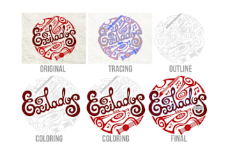 convert low resolution logo or image to vector for print and vinyl cutting