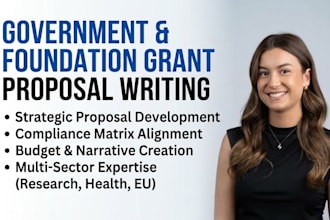 write a legal grade government grant proposal for federal state funding