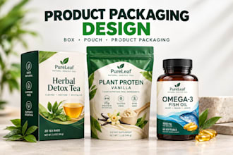 create professional product packaging and custom box design