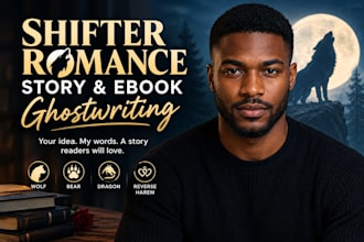 ghostwrite shifter romance ebook for amazon KDP