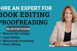 professionally edit, critique, and format your manuscript