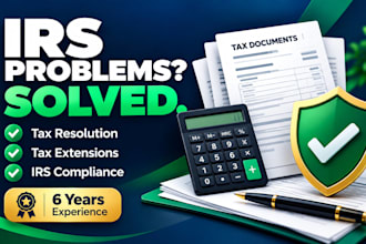 help resolve irs tax issues, file tax extensions, and irs compliance