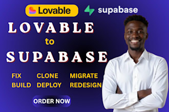 integrate supabase database and backend to lovable dev