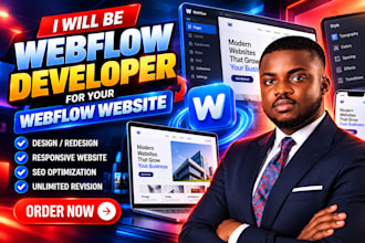 be webflow expert webflow developer for webflow website webflow design
