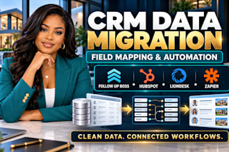 do crm data migration follow up boss hubspot liondesk zapier field mapping