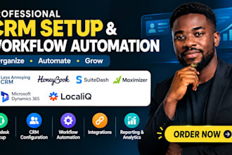 setup less annoyingcrm honeybooksuitedash maximizer microsoftdynamics365 localiq