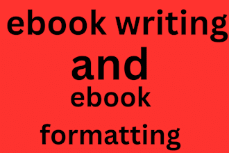 kindle ebook writing for ebook formatting