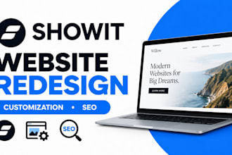 design showit website redesign showit customization template showit website SEO