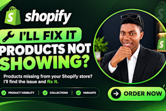 fix shopify products, not showing on your store