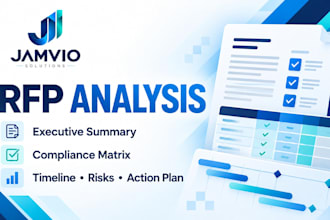 create an rfp executive summary and compliance matrix