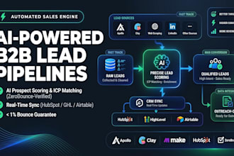 do targeted b2b lead generation and lead scoring automation
