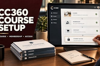 setup your course creator 360 course and membership
