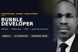 build bubble website, bubble app, bubble developer, bubble mvp saas