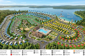 create professional campground, campus, site and wayfinding maps