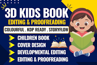 create children book illustrations edit kids storybook format kids picture book