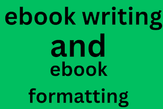 kindle ebook writing for ebook formatting