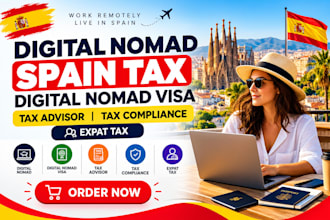 digital nomad spain tax digital nomad visa tax advisor tax compliance expat tax