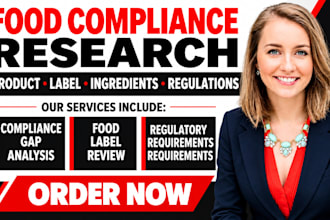 research food product compliance, labeling and regulatory requirements