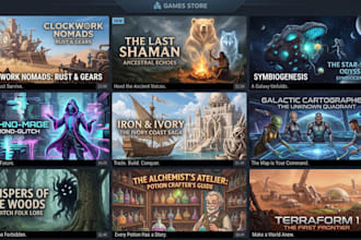 design game poster promotional art game cover marketing graphics