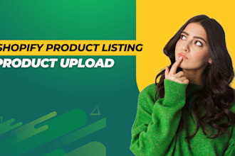 do shopify product listing, upload products, update inventory
