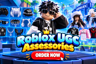 create roblox ugc, ugc accessories, roblox clothing, hairs, roblox avatar, ugc